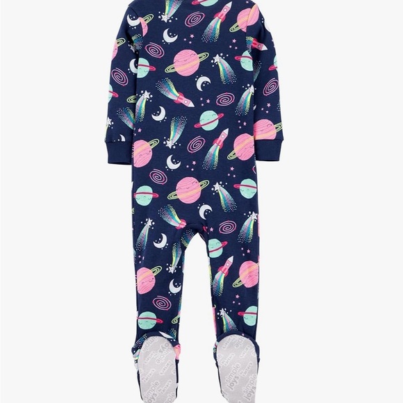 Simple Joys by Carter's Toddlers Snug-Fit Footed Cotton Pajamas, 3pk - Yellow - Picture 2 of 16